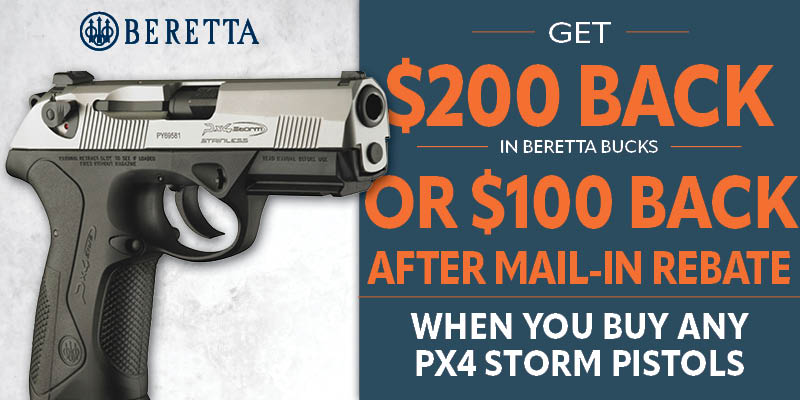 Rebate: PX4 Storm Rebate